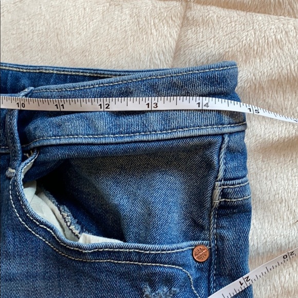 Zara distressed jean cuffed raw skinny - Picture 6 of 7